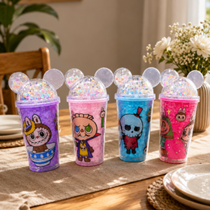 Cute Cartoon Character Double-Walled
