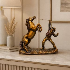 Golden Decorative Sculpture