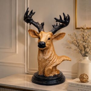 Black Decorative Sculpture