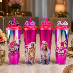 Barbie Reusable Tumbler with
