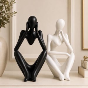 Black Decorative Sculpture