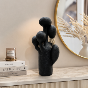 Black Decorative Sculpture