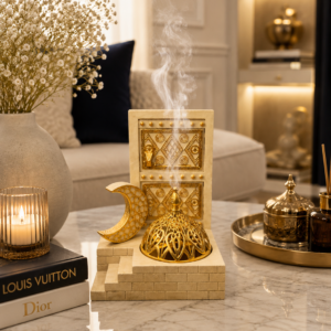 White Arabic Bakhoor Burner Décor