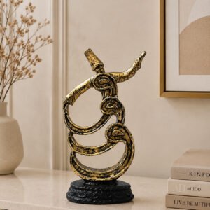 Golden Decorative Sculpture