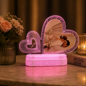 Personalized LED Heart Photo