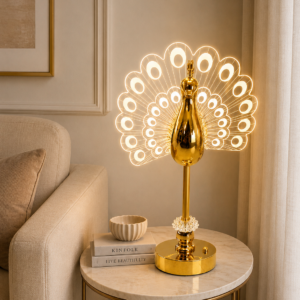 Golden LED Table Lamp