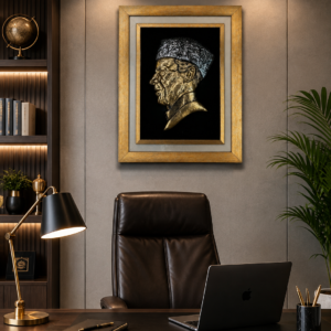 Golden Decorative Sculpture