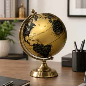 Black Decorative Globe