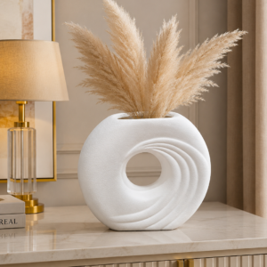 White Flower Vase