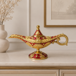 Gold Aladdin Magic Showpiece Red