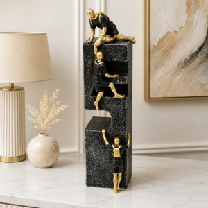 Black Decorative Sculpture