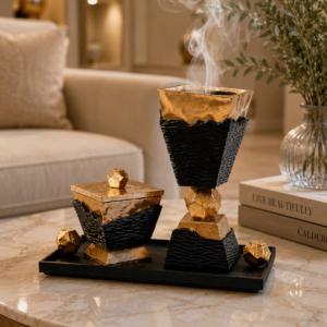 Black Decorative Tray