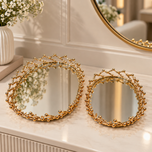 Golden Decorative Mirror