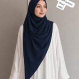 Instant Zip Scarf – No Pins Double Layer Georgette Hijab