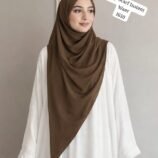 Instant Zip Scarf – No Pins Double Layer Georgette Hijab